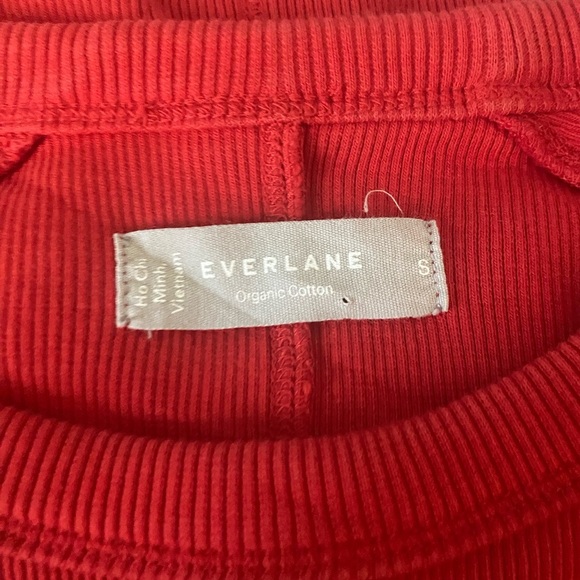 Everlane The Ribbed Red mini dress - Picture 7 of 13